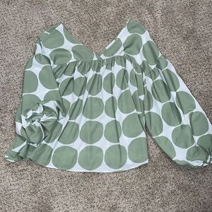 Boutique Polka Dot Top